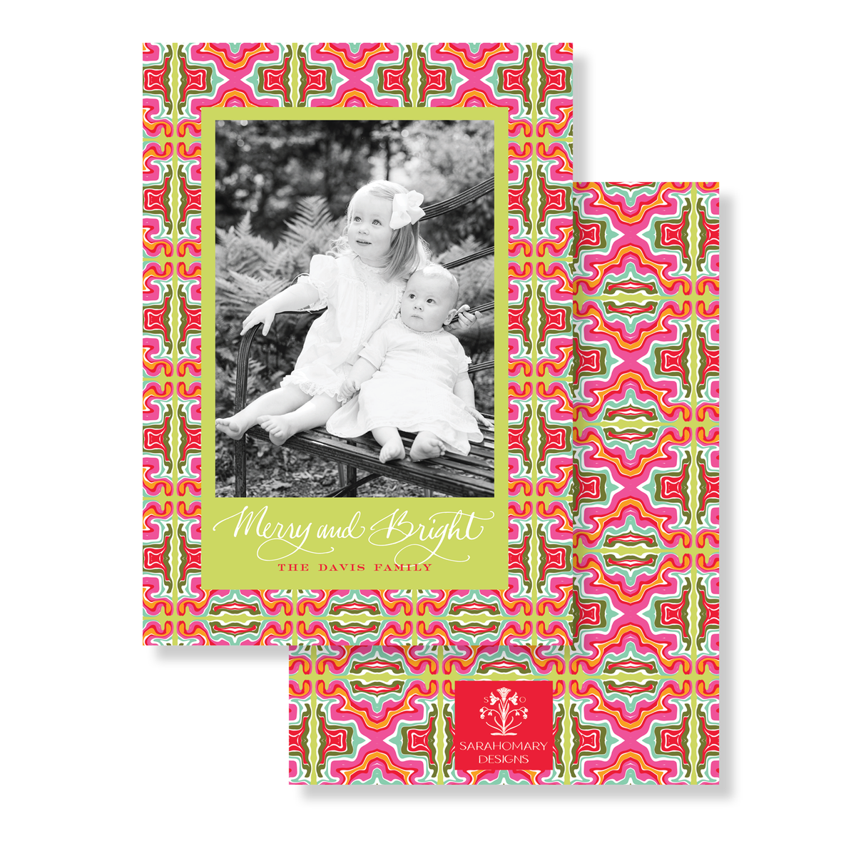 Funky Flat Ikat pattern