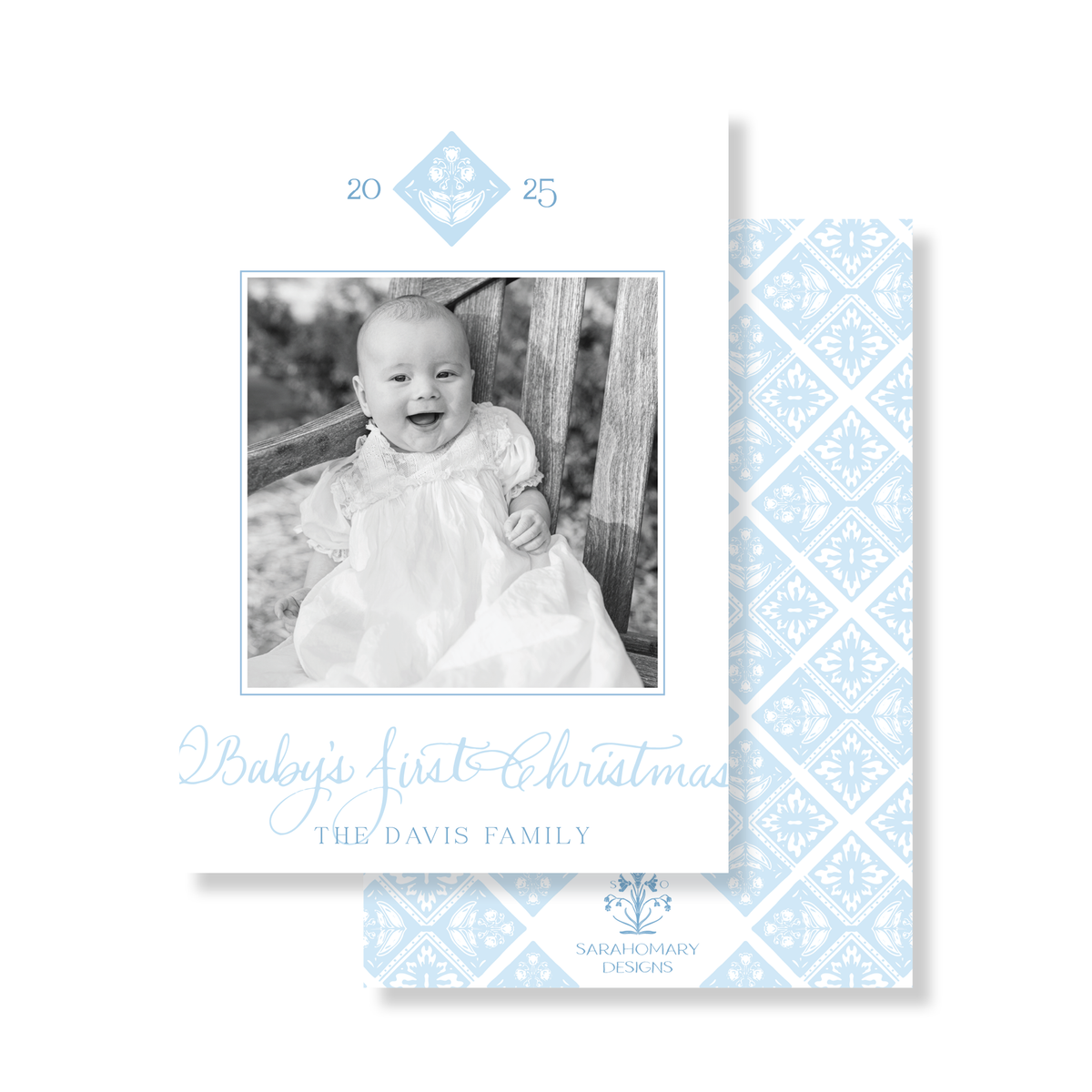 Traditional Block Baby - Pink or Blue