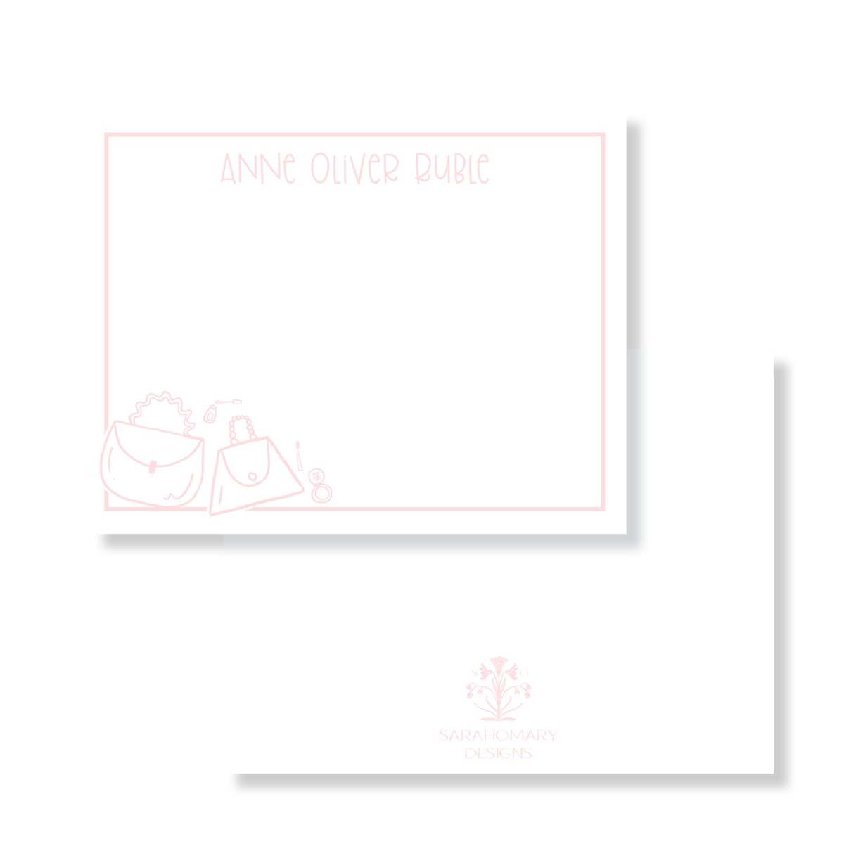 Purse and Ring Stationery