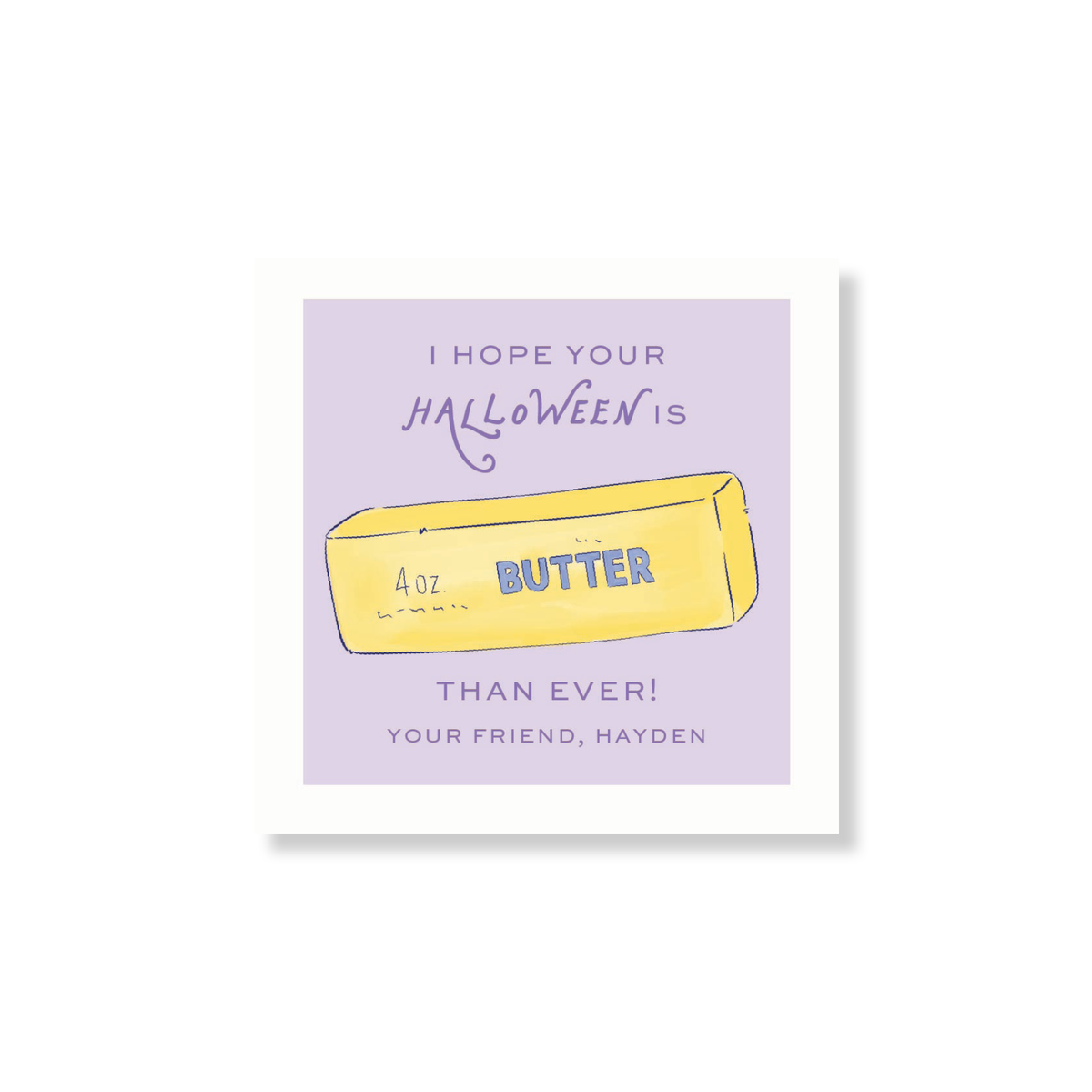 Butter Halloween