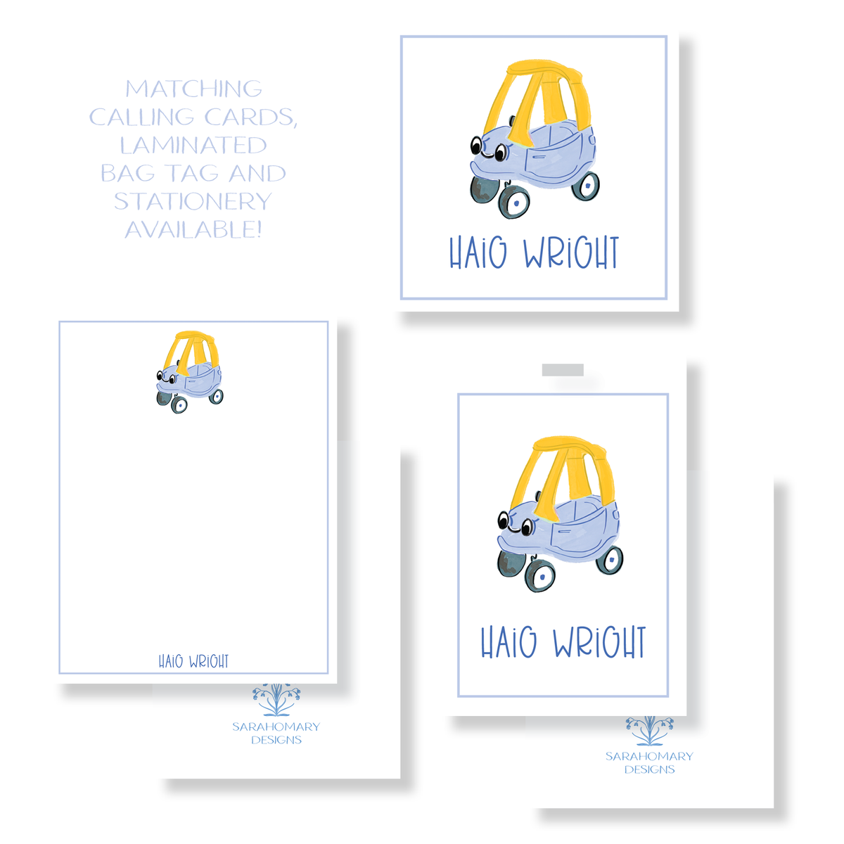 Little Car Stationery