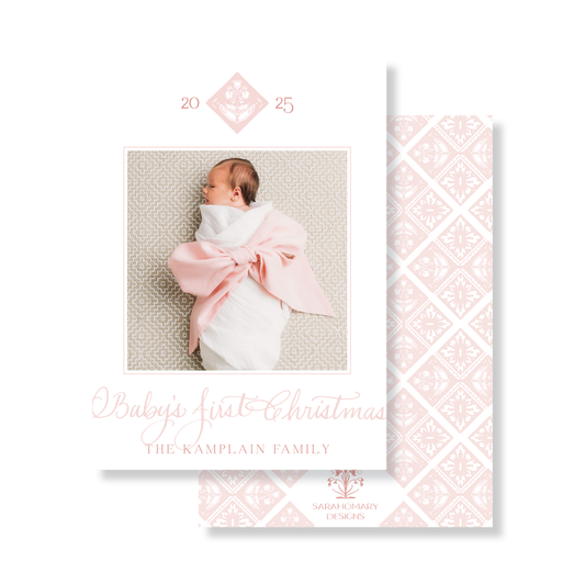 Traditional Block Baby - Pink or Blue