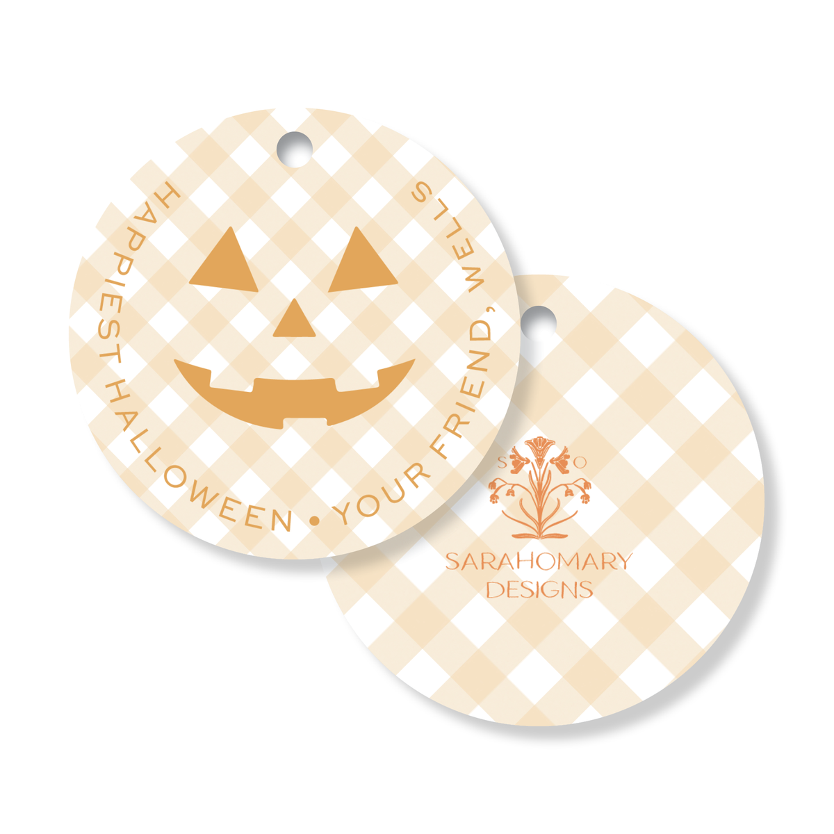 Gingham Jack - Orange