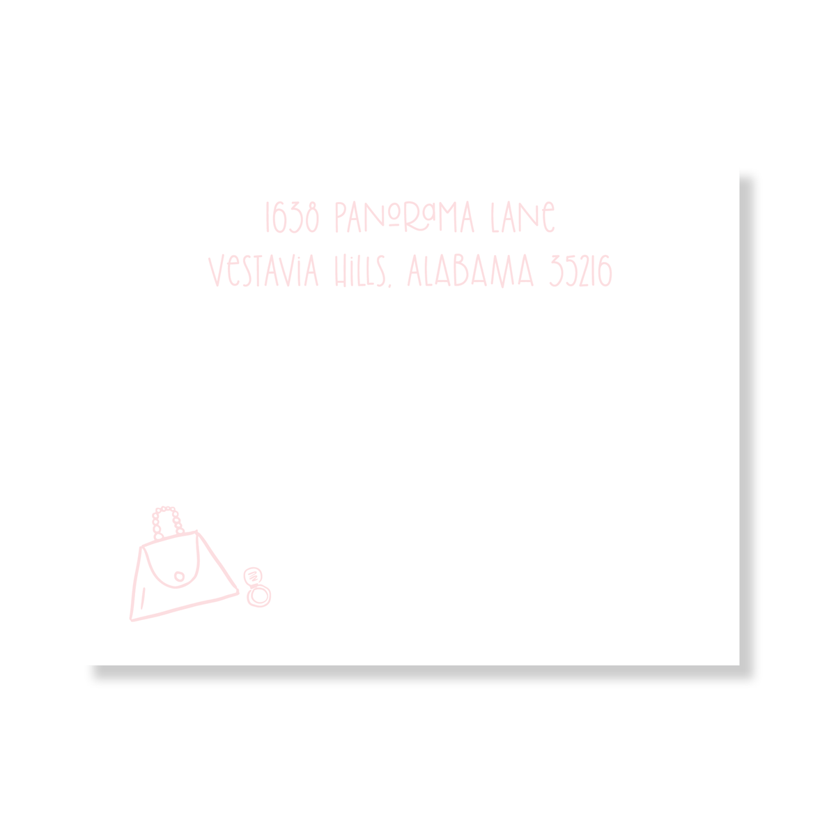 Purse and Ring Stationery