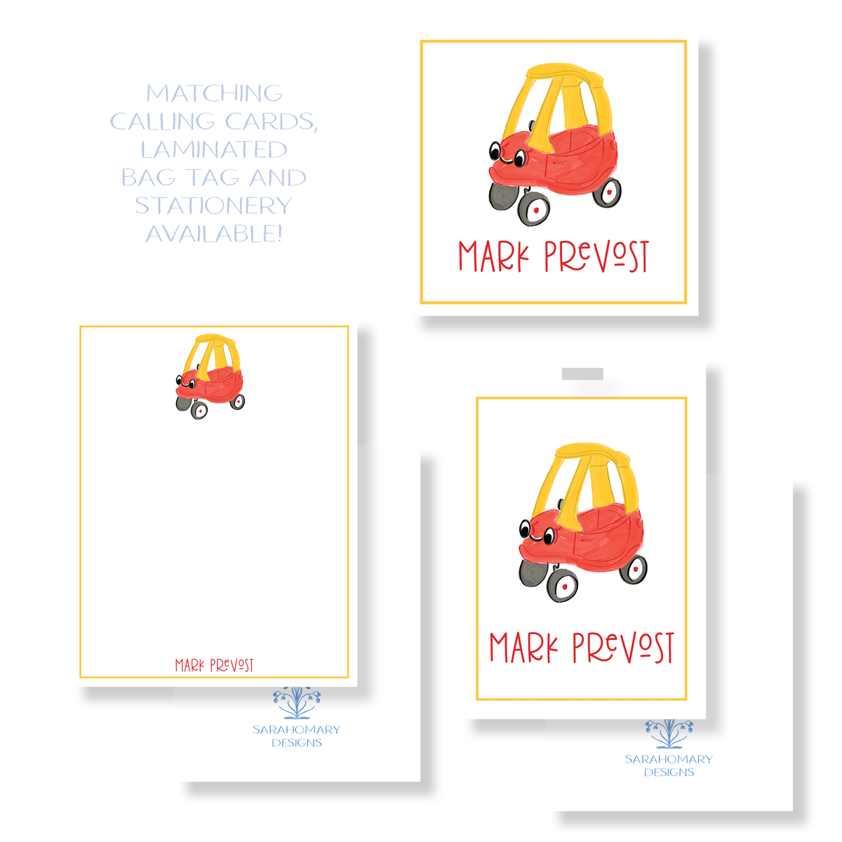 Little Car Stationery