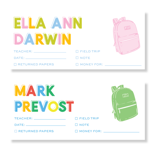 Backpack Envelopes