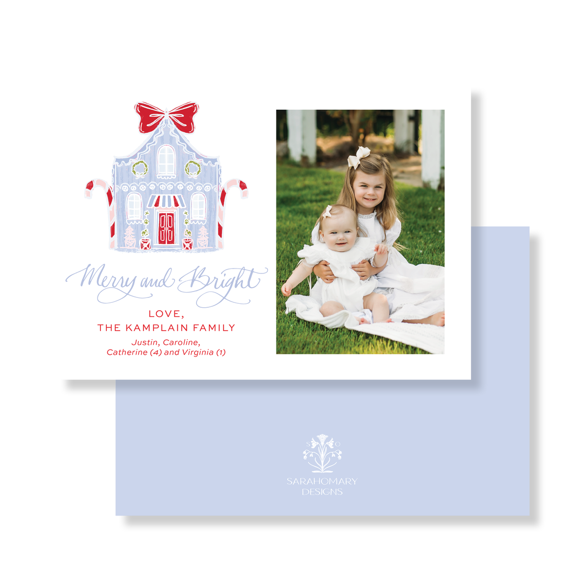 Gingerbread House - Pink or Blue